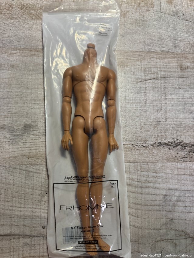 Тело Integrity Toys FR Homme Body: Sunkissed
