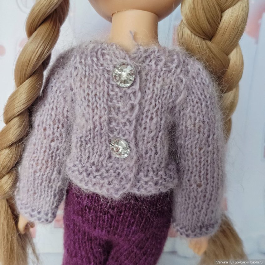 Комплект одежды "сиреневый" для куклы Paola Reina 32 см (фото 5)