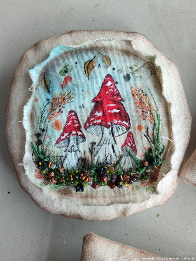 Подушки мухоморы — Текстиль для кукольного интерьера (фото 6)