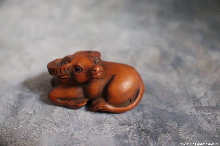 Нэцкэ "Бык". Винтаж! Более 50 лет