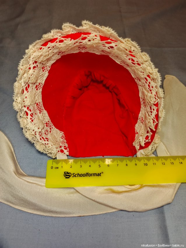 Шляпка для антикварной или винтажной куклы (фото 6)