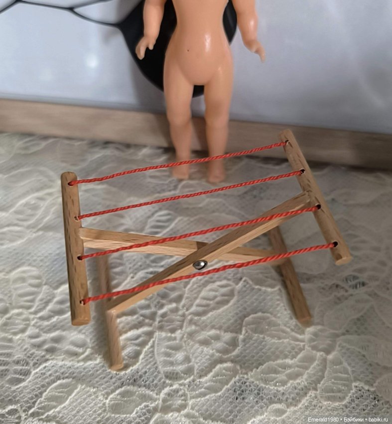Сушилка для белья — Кукольная мебель (фото 3)