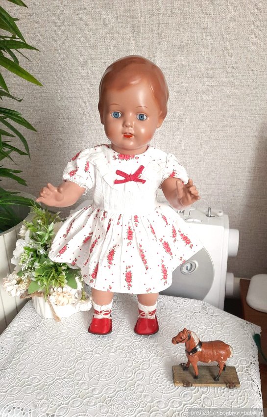 Винтажная,немецкая кукла Schildkrot. 46 см. новая