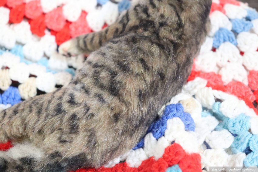 Полосатая кошка — Авторские игрушки (фото 6)