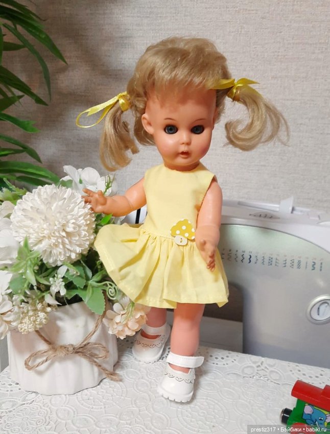 Маленькая, немецкая ,винтажная куколка МММ (зап/ Германия),очень милая (фото 7)