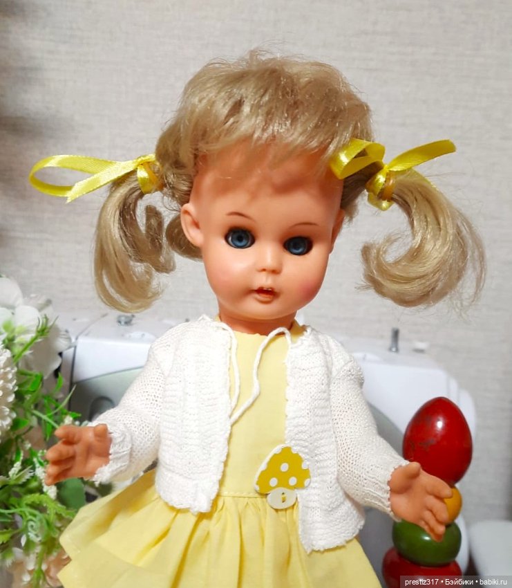 Маленькая, немецкая ,винтажная куколка МММ (зап/ Германия),очень милая (фото 2)