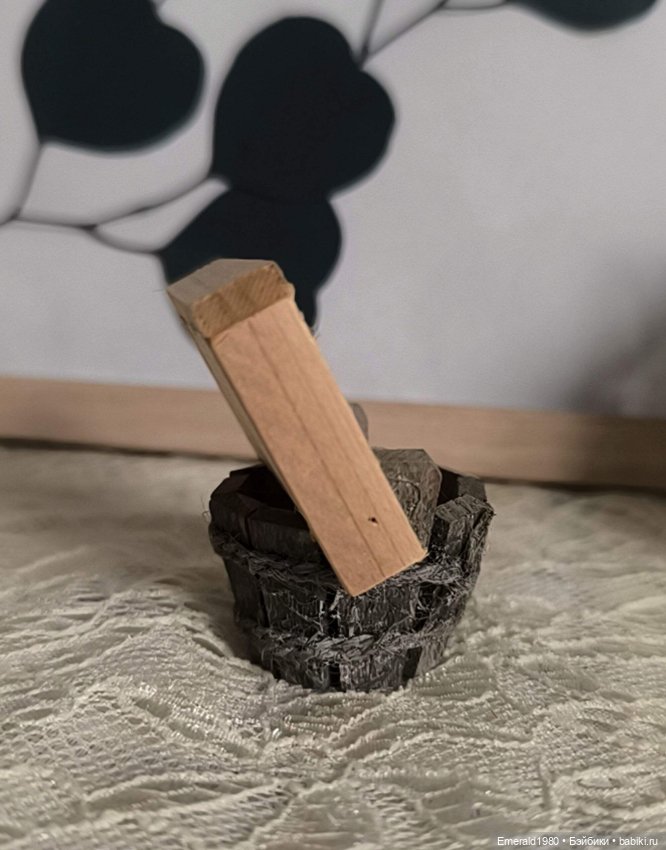 Корзина-витрина для кукольного дома (фото 4)