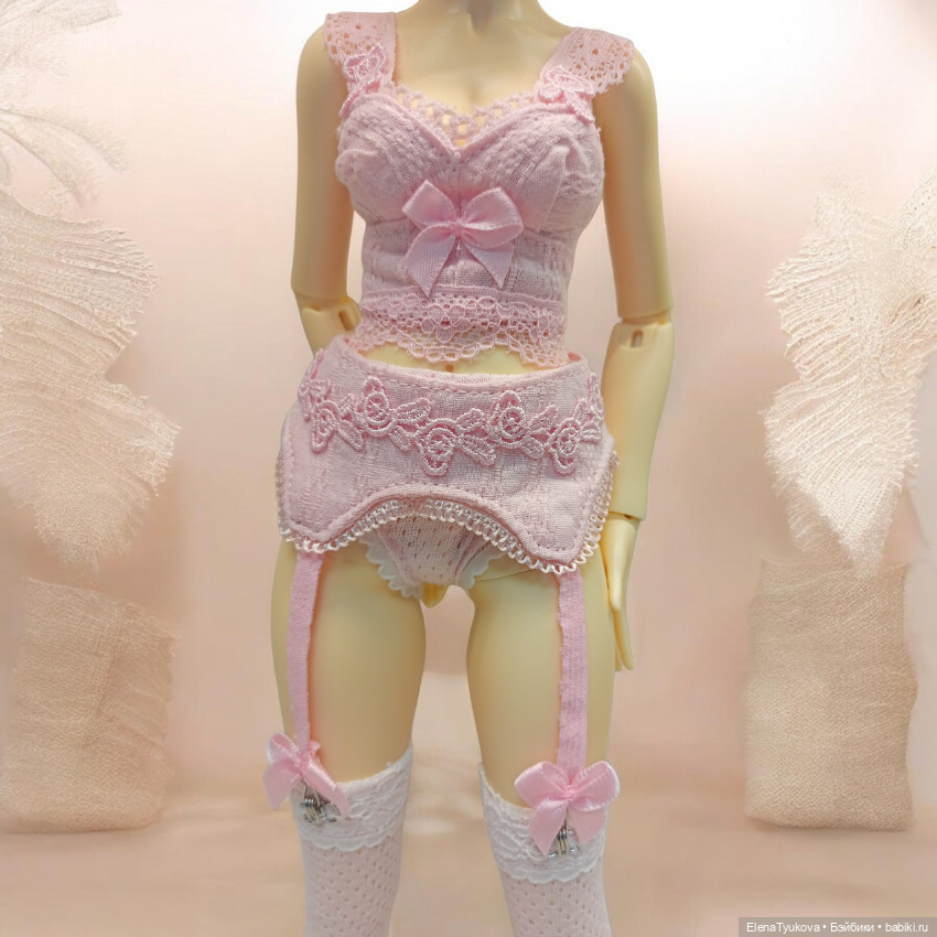 Комплект нижнего белья для bjd кукол (фото 5)