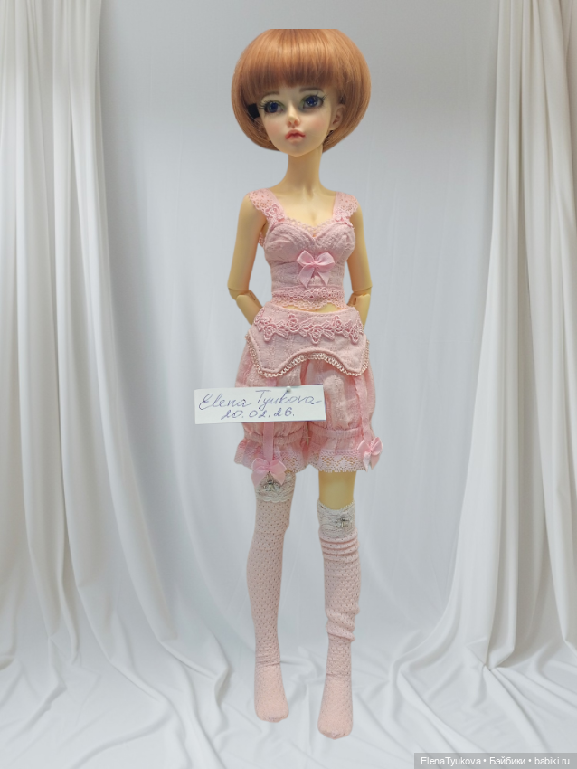 Комплект нижнего белья для bjd кукол (фото 3)