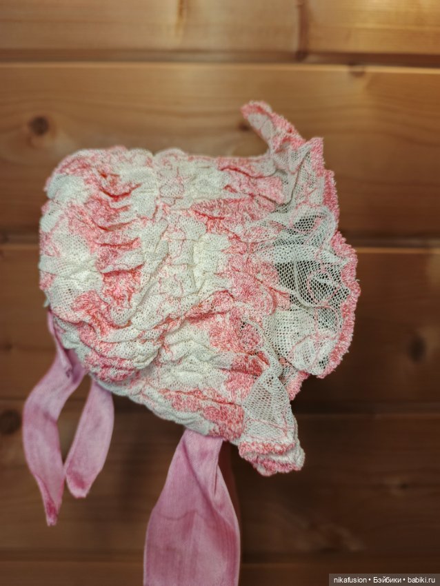 Чепчик на антикварную или винтажную куклу