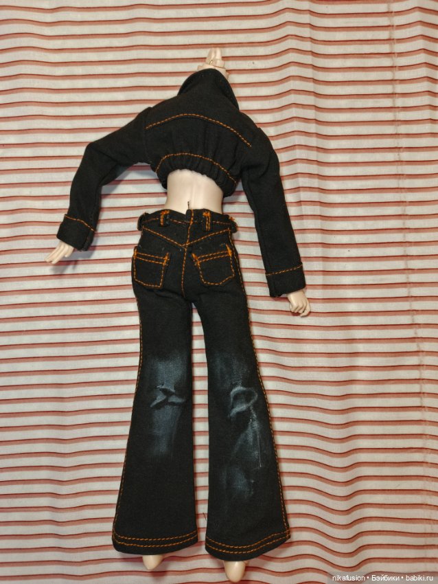 Джинсовый костюм на куклу БЖД SD, тоннер (фото 8)