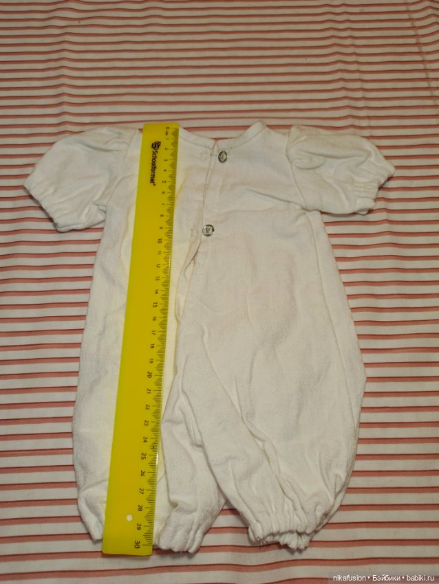 Боди для Реборна или винтажной куклы малыша, рост 45 см (фото 6)