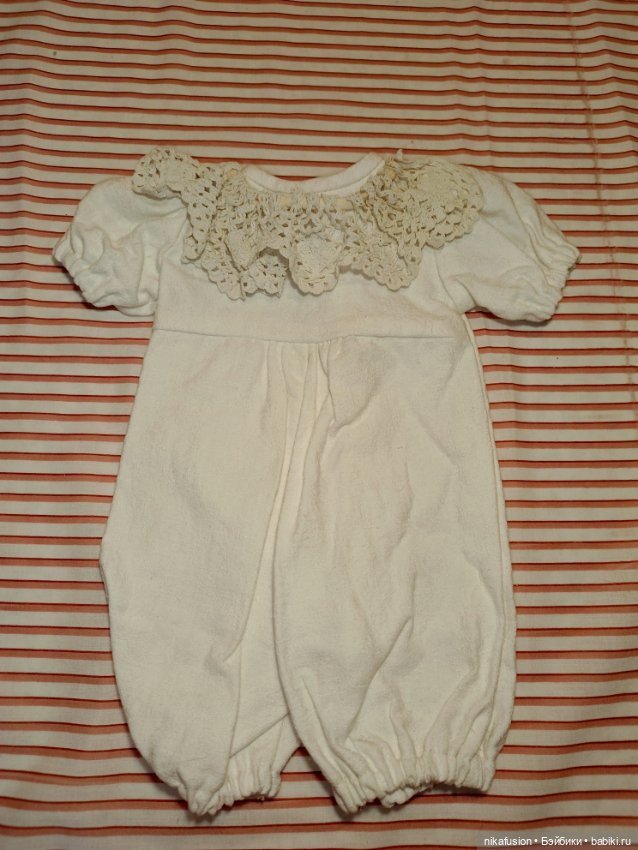 Боди для Реборна или винтажной куклы малыша, рост 45 см