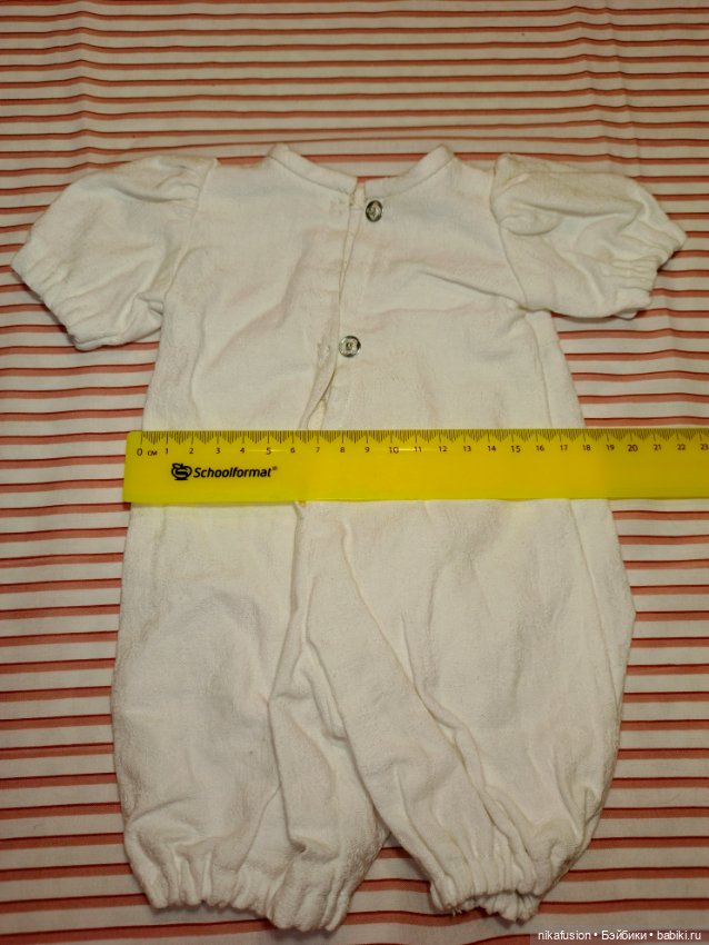 Боди для Реборна или винтажной куклы малыша, рост 45 см (фото 5)
