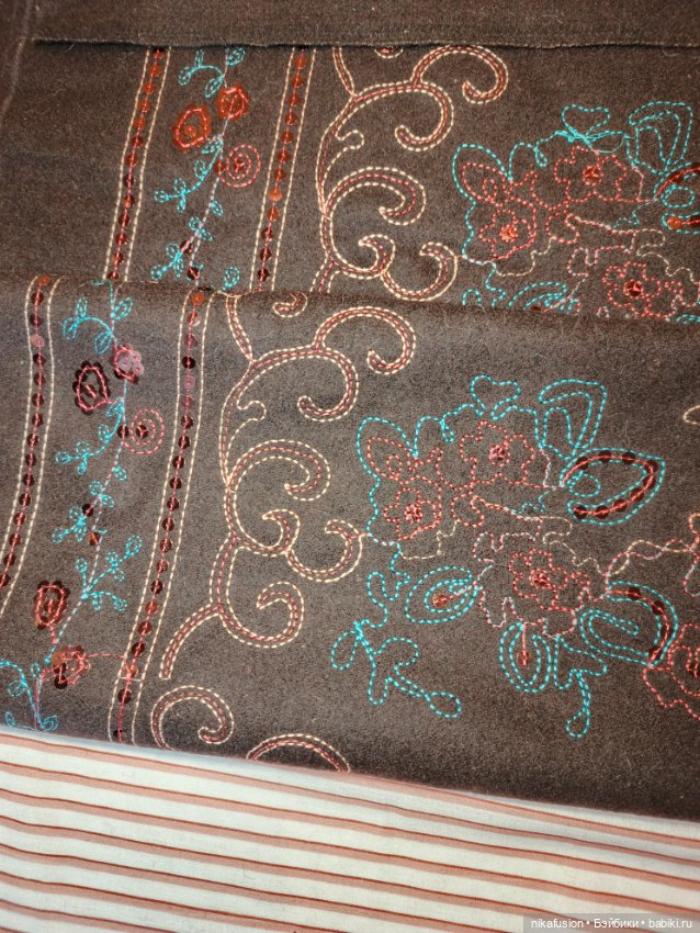 Шерсть с вышивкой СССР (тонкий войлок) (фото 2)