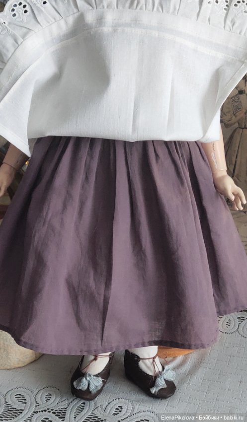 Платье для антикварной куклы (фото 5)