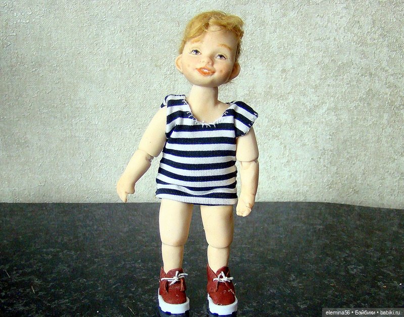 Шарнирный малыш Егорка — Авторские куклы (фото 3)