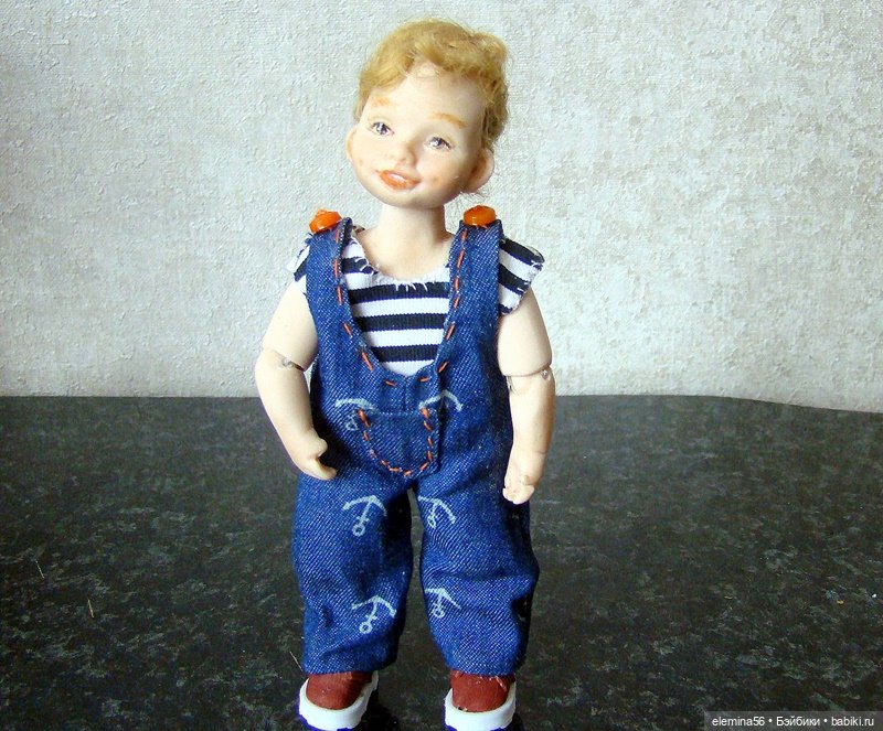 Шарнирный малыш Егорка — Авторские куклы (фото 2)