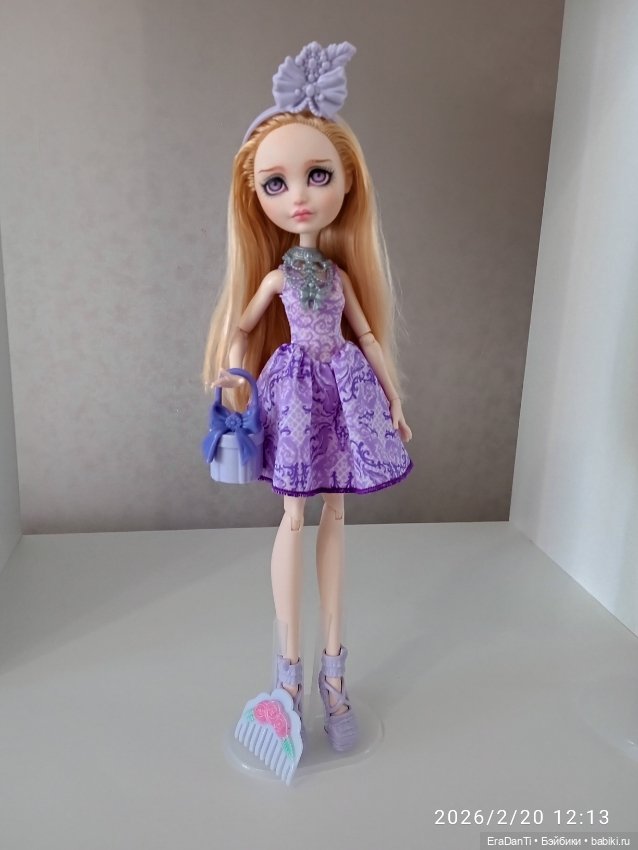 ООАК Ever After High Apple White на теле и в уатфите Birthday Ball Duchess Swan