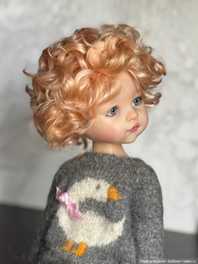Парик для Паолы и подобных по обхвату головы кукол (фото 2)