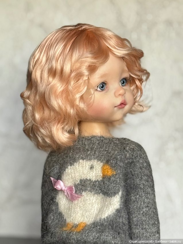 Парик для Паолы и кукол с подобным обхватом (фото 2)