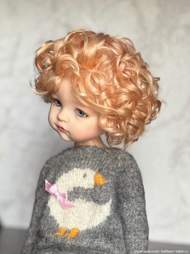 Парик для Паолы и подобных по обхвату головы кукол (фото 3)
