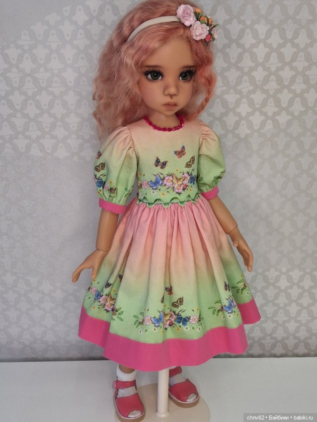 Платье для кукол Кайе Виггс 45см.и других кукол ростом от 40 до 48см. и похожими габаритами (фото 4)