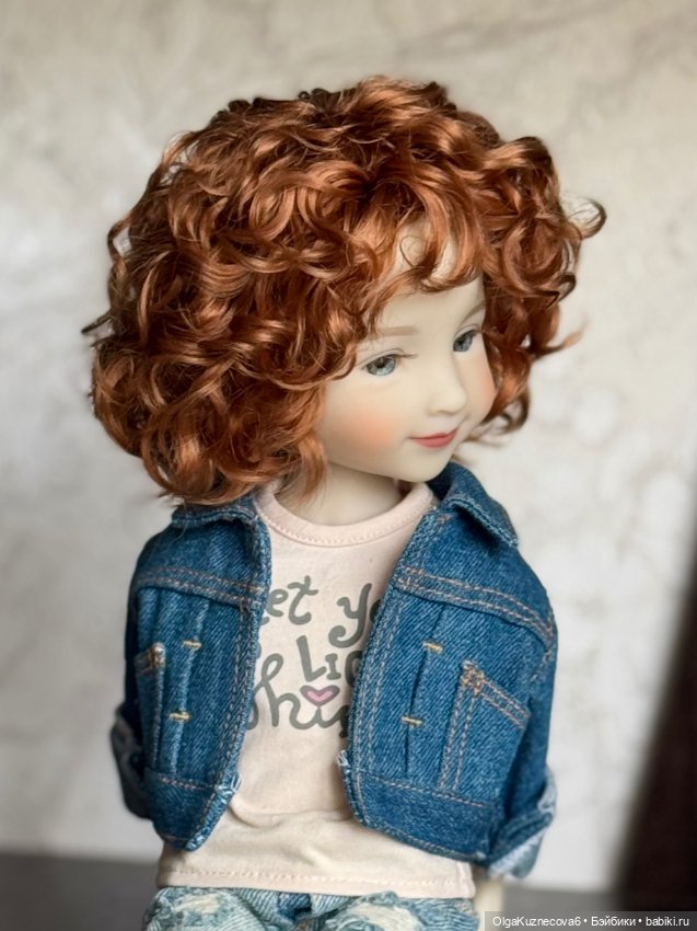 Парик для Ruby Red (рост 38 см) (фото 2)