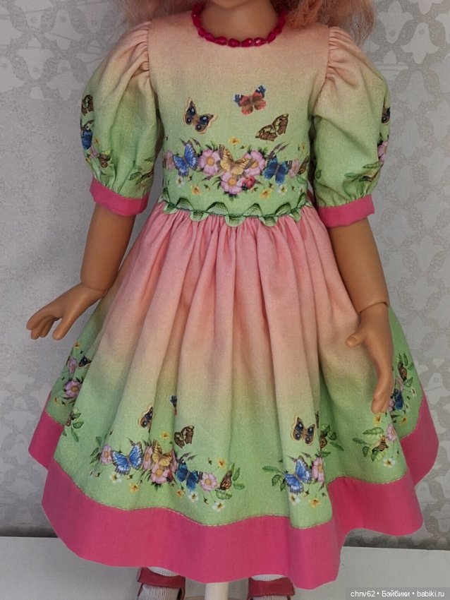 Платье для кукол Кайе Виггс 45см.и других кукол ростом от 40 до 48см. и похожими габаритами (фото 2)