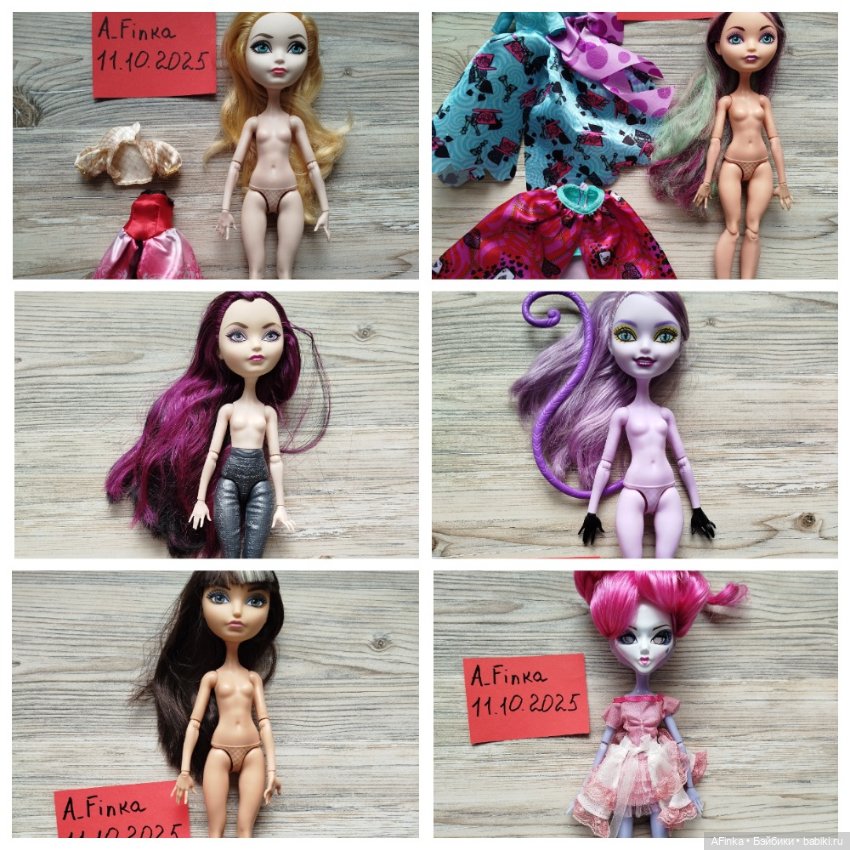 Продам кукол Эвер Афтер Хай и Мистикс Рококо зомби