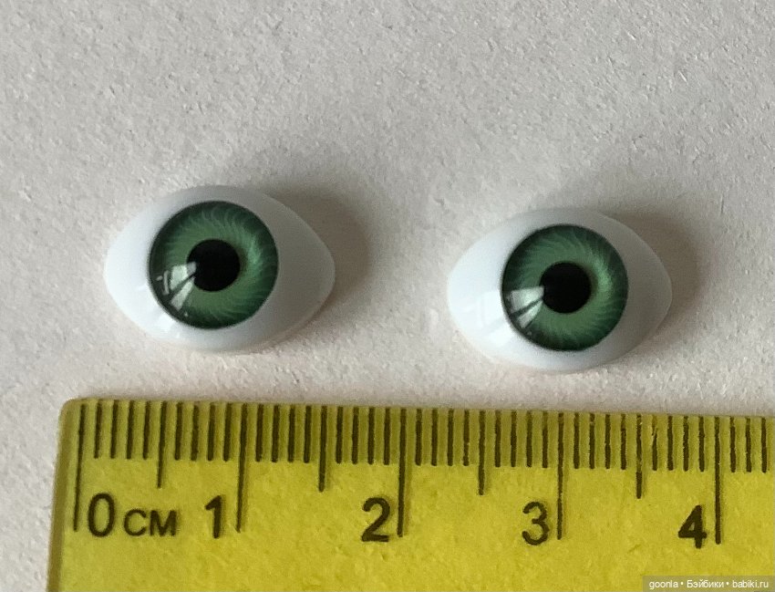 Глаза рыбки зеленые — Глаза для BJD (фото 3)