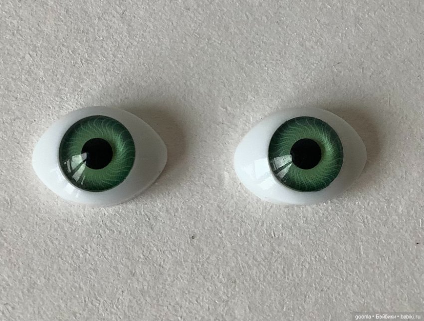 Глаза рыбки зеленые — Глаза для BJD (фото 2)