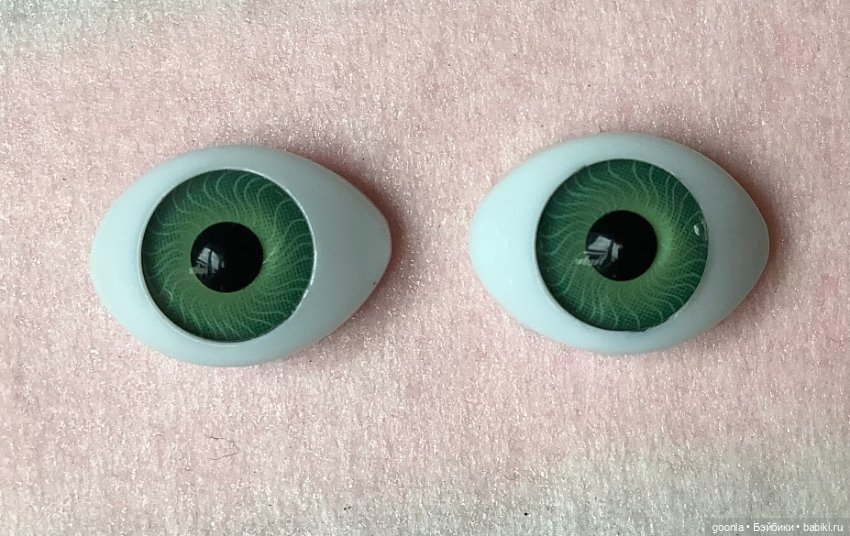 Глаза рыбки зеленые — Глаза для BJD (фото 4)