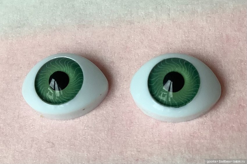 Глаза рыбки зеленые — Глаза для BJD (фото 5)