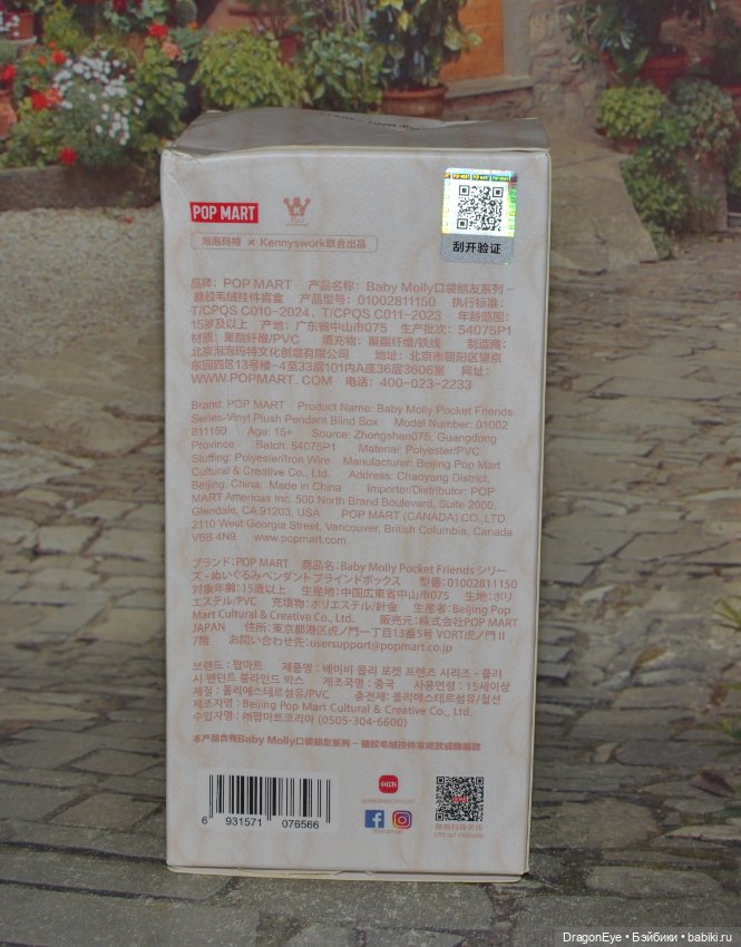 Popmart Baby Molly Pocket Friends №3