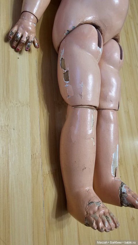 Антикварное тело для кукол (фото 7)