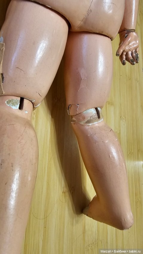 Антикварное тело для кукол