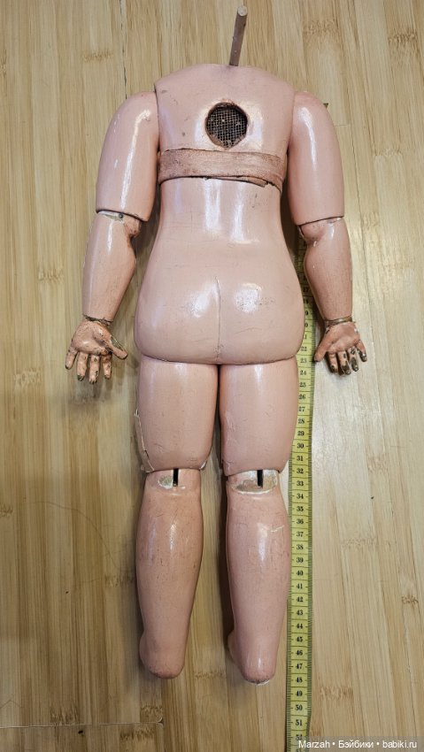 Антикварное тело для кукол (фото 3)