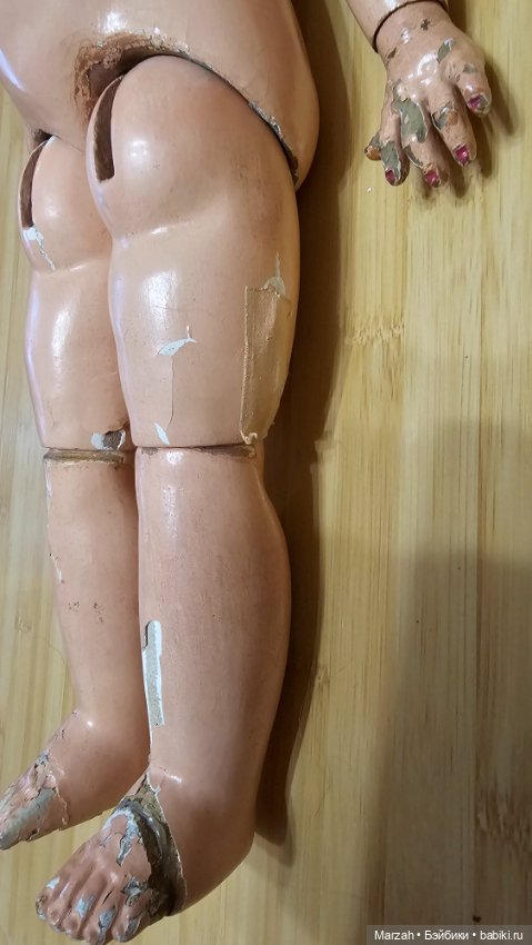 Антикварное тело для кукол (фото 8)