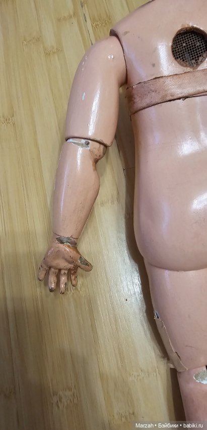 Антикварное тело для кукол (фото 9)