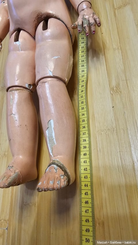 Антикварное тело для кукол