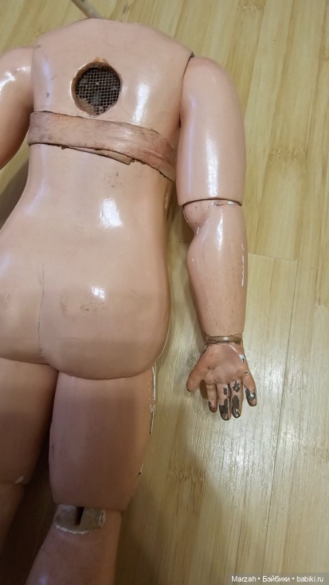 Антикварное тело для кукол (фото 10)