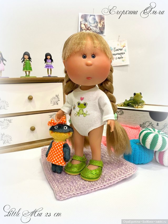 Комплект "Лягушки"на мини Мию (23 см) (фото 4)