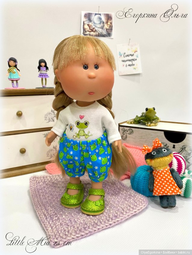 Комплект "Лягушки"на мини Мию (23 см) (фото 2)