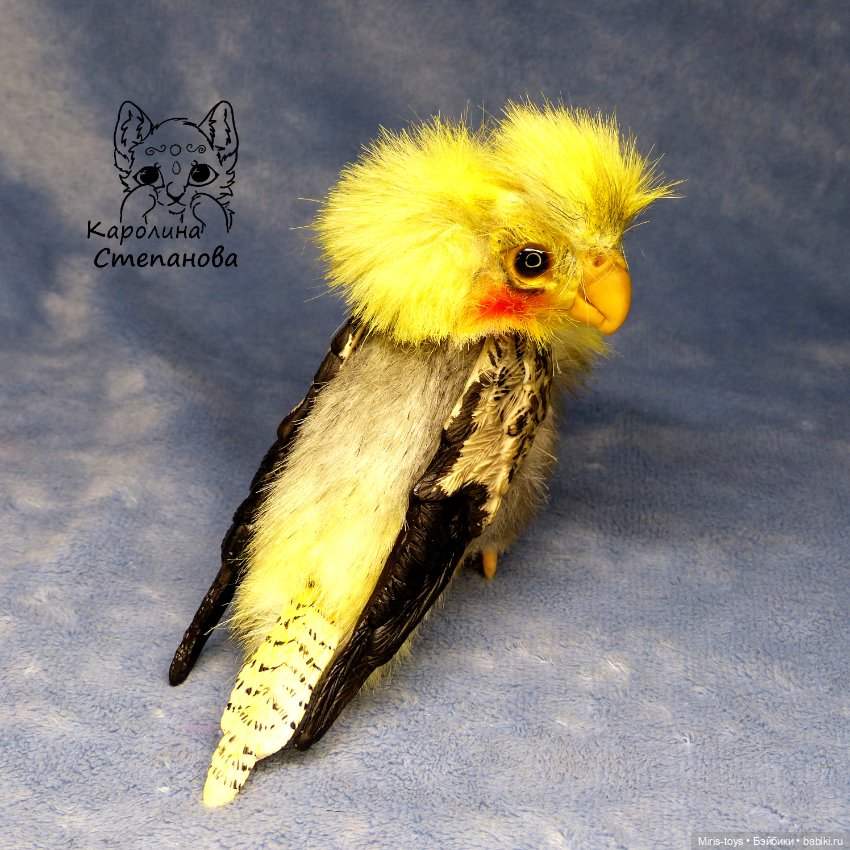 Попугай Корелла — Авторские игрушки (фото 4)