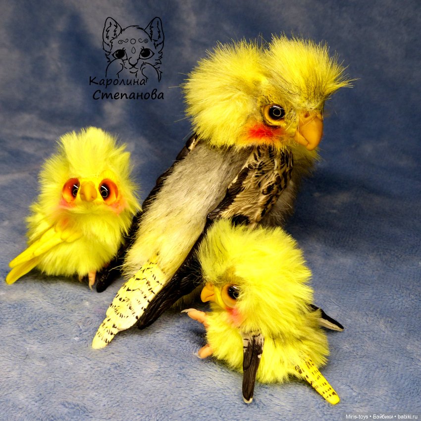 Попугай Корелла — Авторские игрушки (фото 3)