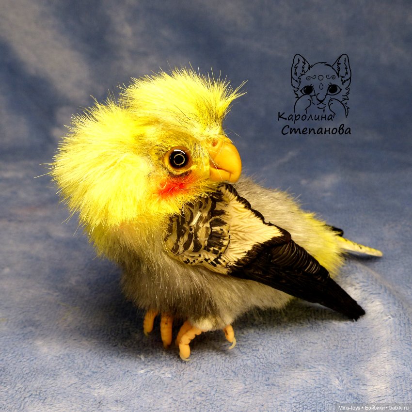Попугай Корелла — Авторские игрушки (фото 7)