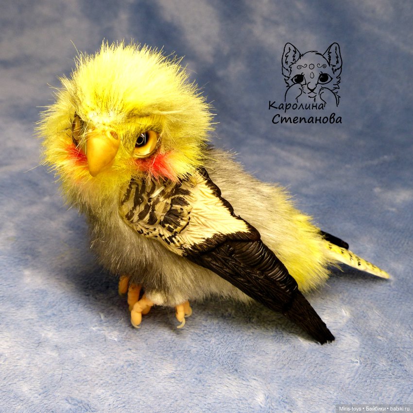 Попугай Корелла — Авторские игрушки (фото 6)