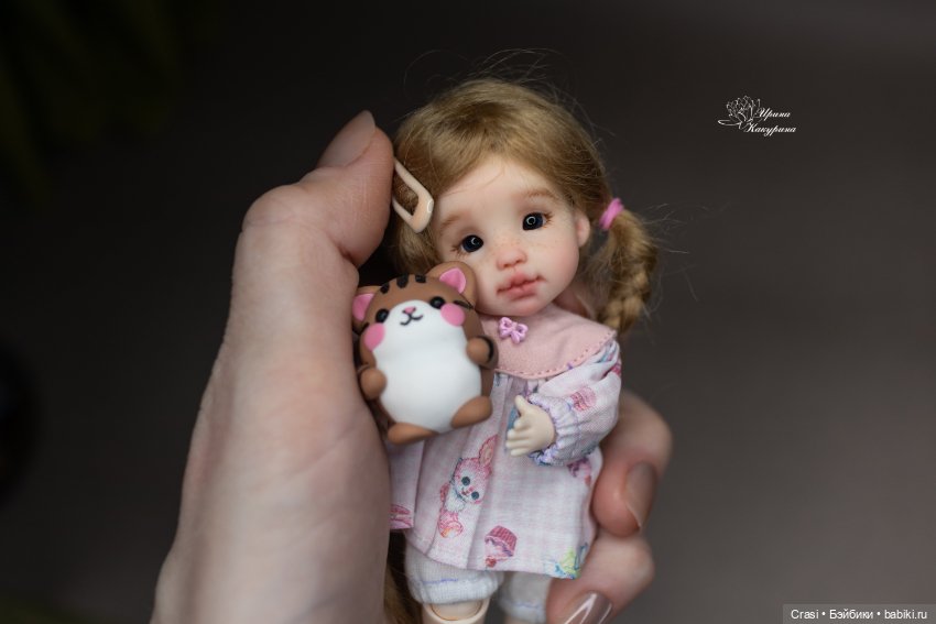 Малышка с веснушками — Авторские куклы (фото 5)