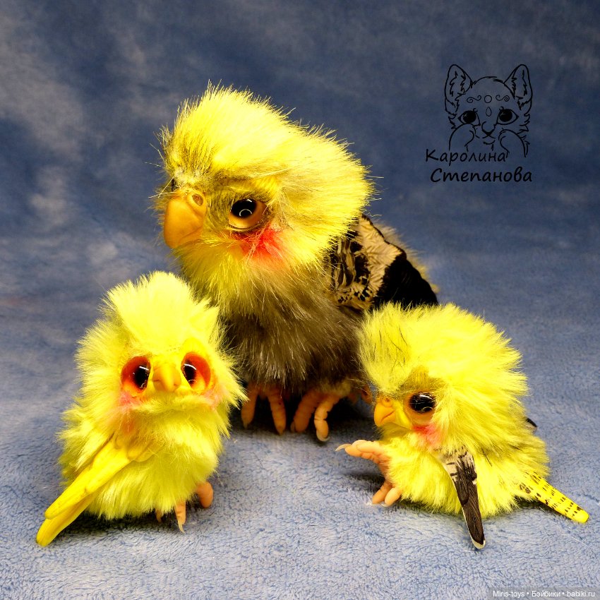 Попугай Корелла — Авторские игрушки